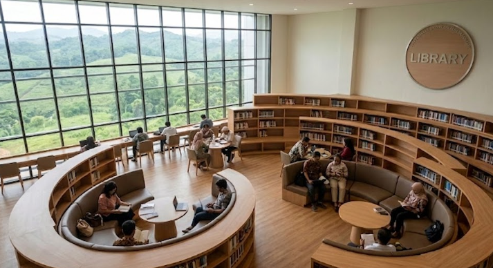 Desain Interior Perpustakaan: Menciptakan Ruang Literasi Modern yang Inspiratif