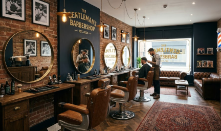Desain Barber Shop Modern: Meningkatkan Pengalaman Pelanggan Melalui Estetika Maskulin