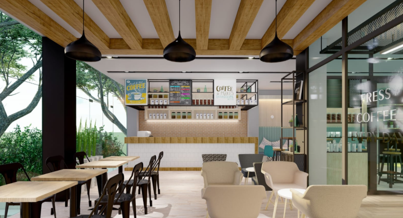 coffe shop modern